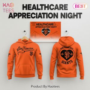 San Francisco Giants Healthcare Appreciation Heartbeat SF Logo Hoodie