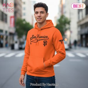 San Francisco Giants Healthcare Appreciation Heartbeat SF Logo Hoodie