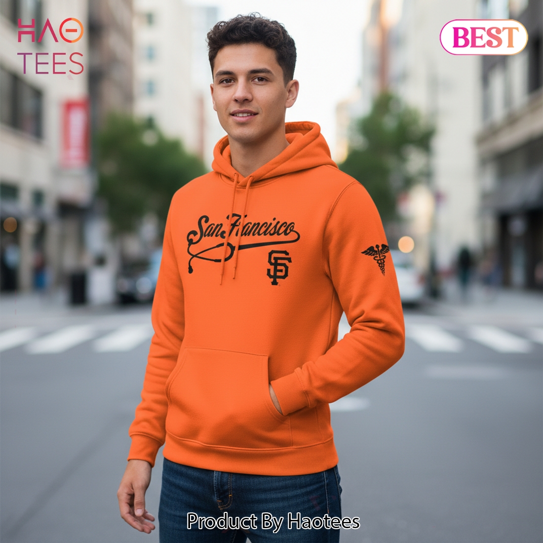 San Francisco Giants Healthcare Appreciation Heartbeat SF Logo Hoodie San Francisco Giants Healthcare Appreciation Heartbeat SF Logo Hoodie