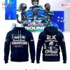 Seattle Seahawks  2026 2X Super Bowl LX Champions White Hoodie