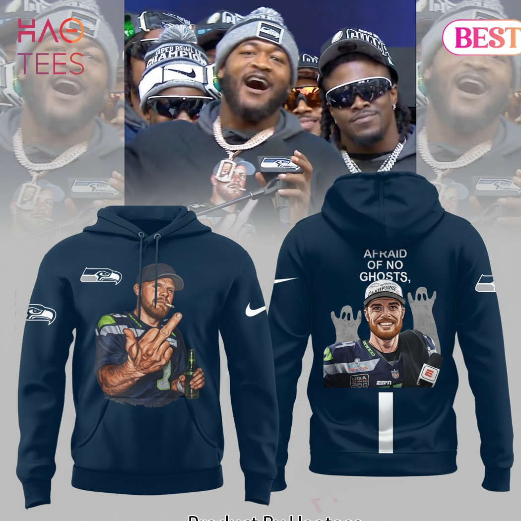 Seattle Seahawks Bold Player Caricature Fan Hoodie Seattle Seahawks Bold Player Caricature Fan Hoodie
