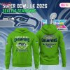 Seattle Seahawks Champions Super Bowl LX Grey Hoodie Seattle Seahawks Champions Super Bowl LX Grey Hoodie