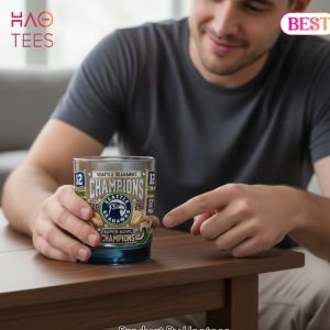 Seattle Seahawks Super Bowl Champions Commemorative Whiskey Glass