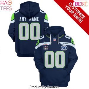 Seattle Seahawks Super Bowl LX Personalized Hoodie