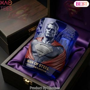 Superman Man Of Steel 2026 Whiskey Glass
