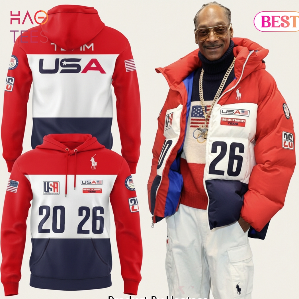 Team USA 2026 Olympic Red White Blue Hoodie Team USA 2026 Olympic Red White Blue Hoodie