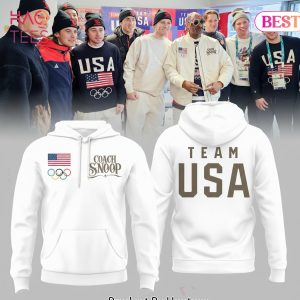 Team USA Coach Snoop Olympic Rings Patriotic Hoodie