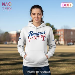 Texas Rangers Healthcare Appreciation Night White Pullover Hoodie