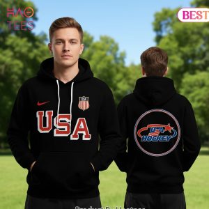 USA Hockey Olympic 2026 Black Pullover Fan Hoodie