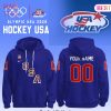 USA Hockey Olympic 2026 Black Pullover Fan Hoodie