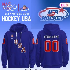 USA Hockey Olympic 2026 Personalized Fan Hoodie