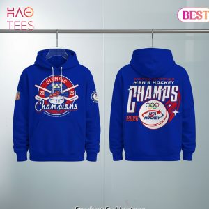 USA Hockey Olympic Champions 2026 Blue Hoodie