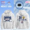 USA Hockey Olympic Men  Ice Hockey 2026 Champions Hoodie