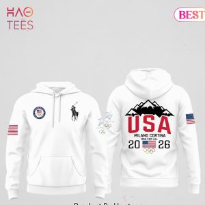 USA Milano Cortina 2026 Olympic Mountain Design Hoodie