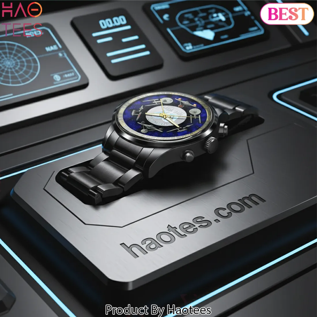 Star Trek 60th Anniversary Black Stainless Steel Watch – MAITM15182 Star Trek 60th Anniversary Black Stainless Steel Watch – MAITM15182