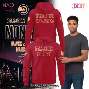 Atlanta Hawks Magic City Hawks True To Atlanta Hoodie – Red