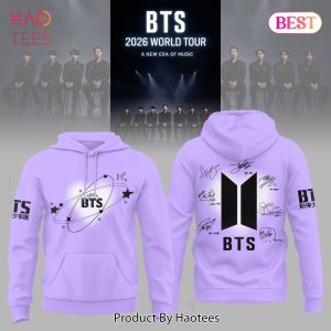 BTS Signature Purple Hoodie