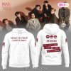 BTS World Tour White Hoodie