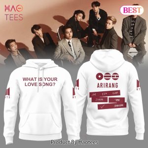 BTS What Is Your Love Song White Hoodie
