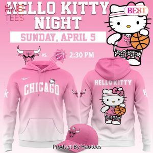 Chicago Bulls x Hello Kitty 2026 Pink Hoodie