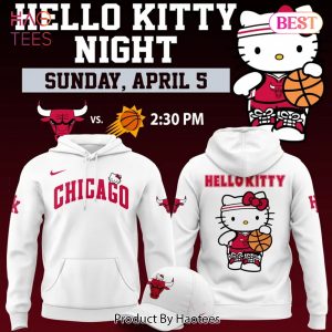 Chicago Bulls x Hello Kitty 2026 White Hoodie