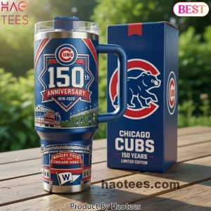 Chicago Cubs 150th Anniversary Limited Edition Wrigley Field Commemorative Tumbler Chicago Cubs 150th Anniversary Limited Edition Wrigley Field Commemorative Tumbler