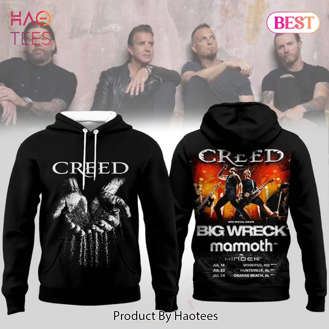 Creed Summer Of 99 Tour Hoodie Creed Summer Of 99 Tour Hoodie