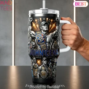 John Cena WWE Champion 40oz Insulated Tumbler