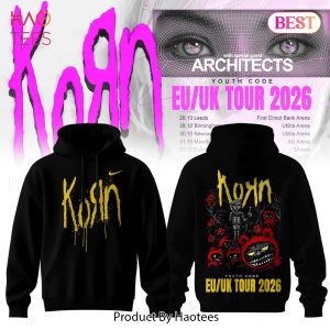Korn EU UK Tour 2026 Heavy Metal Concert Tour Design Hoodie