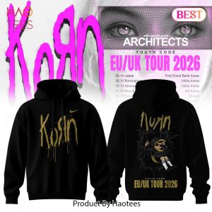 Korn EU UK Tour 2026 Youth Code Tour Design Hoodie