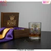 LeBron James “King” All-Star Weekend 2026 Commemorative Whiskey Glass