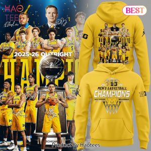 Michigan Wolverines 2025-26 Outright Champions Men Basketball Hoodie