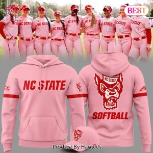 NC State Wolfpack Softball 2026 Design Pink Hoodie