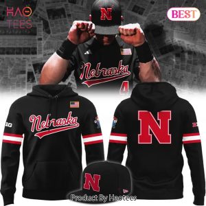 Nebraska Cornhuskers Black In Back Design Hoodie