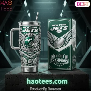 New York Jets Flight of Champions Edition 40oz Insulated Tumbler