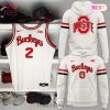 Ohio State Basketball 80s Throwback Uniform Hoodie