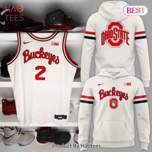 Ohio State Basketball 80s Throwback Uniform Hoodie