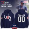 Personalized USA Baseball 2026 World Classic Hoodie