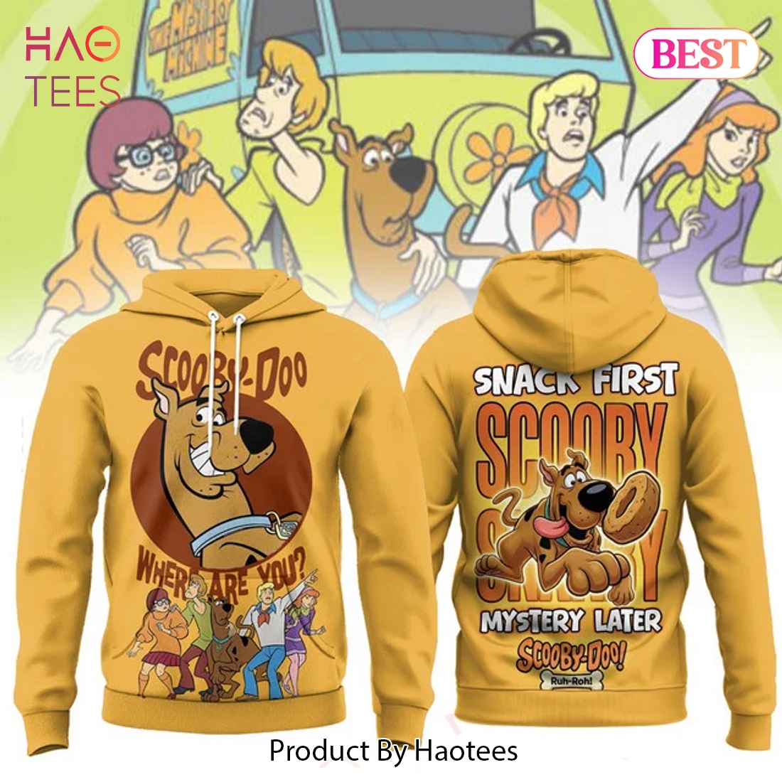 Scooby-Doo Where Are You Design Hoodie Scooby-Doo Where Are You Design Hoodie