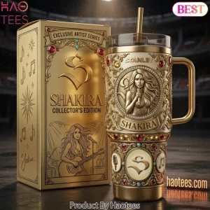 Shakira Stanley Exclusive Collector’s Edition 40oz Gold Tumbler