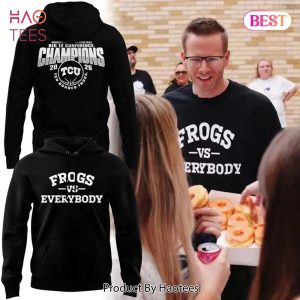 TCU Horned Frogs 2026 Coach Mark Campbell Frogs Vs Everybody Big 12 Conference Champions Hoodie