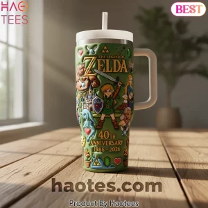 The Legend Of Zelda 40th Anniversary 1986-2026 Tumbler The Legend Of Zelda 40th Anniversary 1986-2026 Tumbler