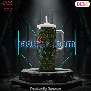 The Legend Of Zelda 40th Anniversary 1986-2026 Tumbler