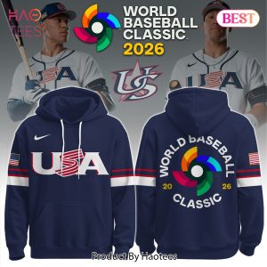USA World Baseball Classic 2026 Hoodie – Navy