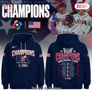 USA World Baseball Classic Champions Hoodie