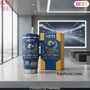 West Coast Eagles 40th Anniversary Official AFL YETI Commemorative Tumbler