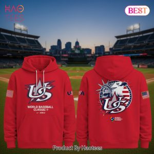 World Baseball Classic Team USA Patriotic US Logo Hoodie