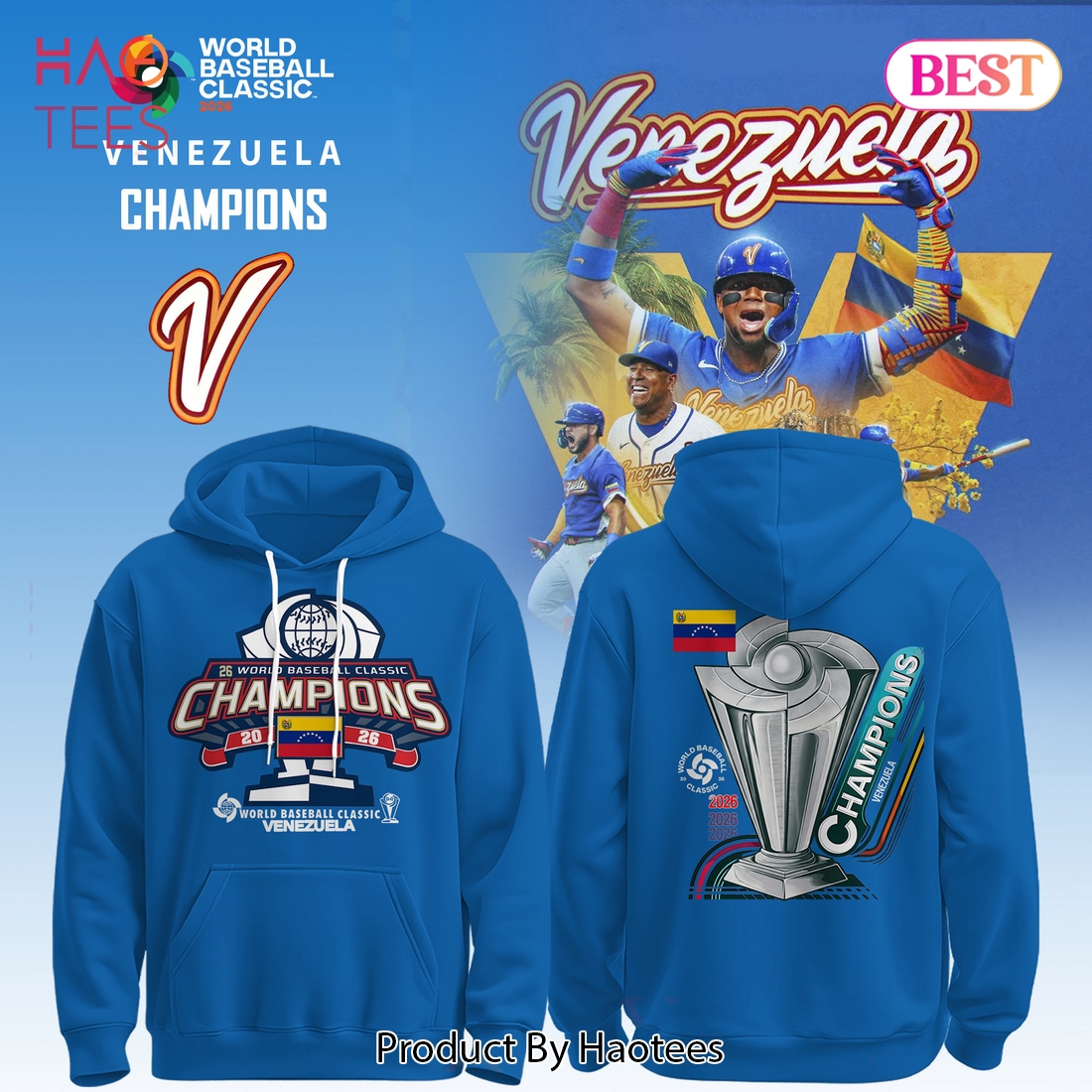 World Baseball Classic x Venezuela Champions Hoodie World Baseball Classic x Venezuela Champions Hoodie