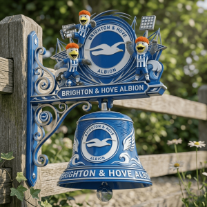 Brighton & Hove Albion Official Football Club Premium Decorative Wall Bell