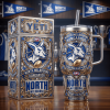 North Melbourne Kangaroos AFL Premium Diamond Embellished Customized Yeti 40oz Insulated Tumbler With Handle